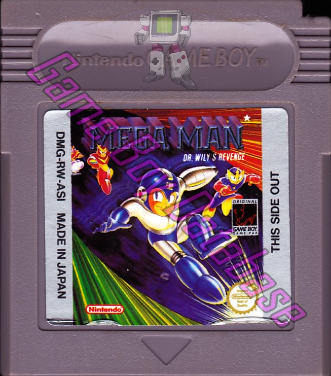 Mega Man Dr. Wily's Revenge ASI Cartridge