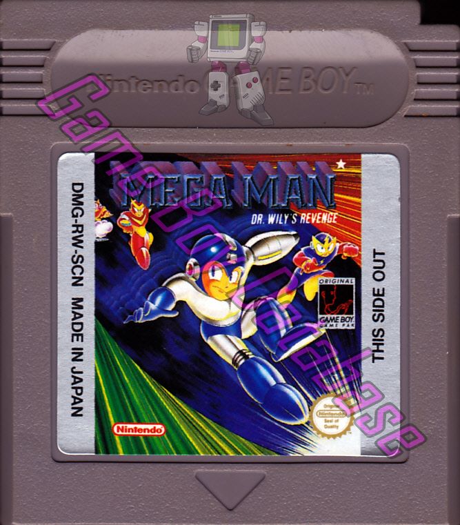 Mega Man Dr. Wily's Revenge SCN Cartridge