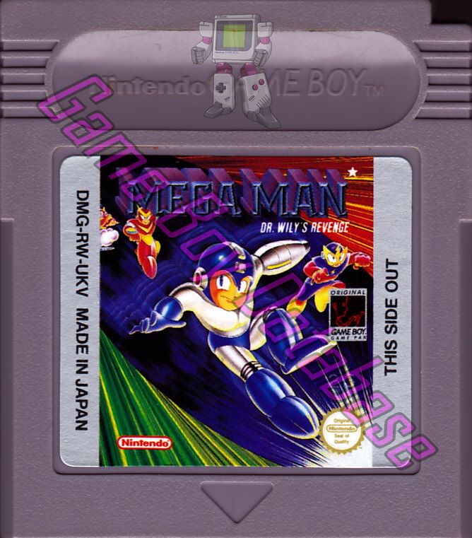 Mega Man Dr. Wily's Revenge UKV Cartridge