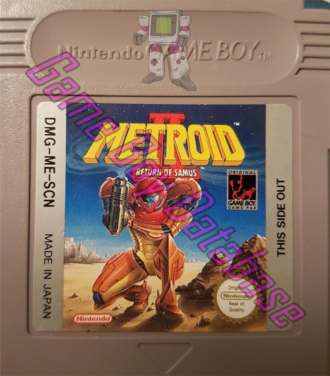 Metroid II Return of Samus SCN Cartridge