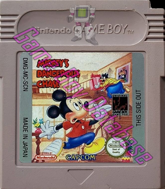 Mickey's Dangerous Chase SCN Cartridge