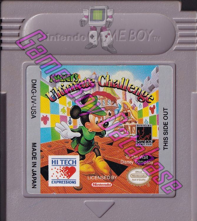 Mickey's Ultimate Challenge USA Cartridge