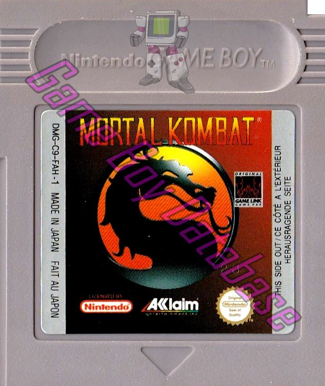 Mortal Kombat FAH-2 Cartridge