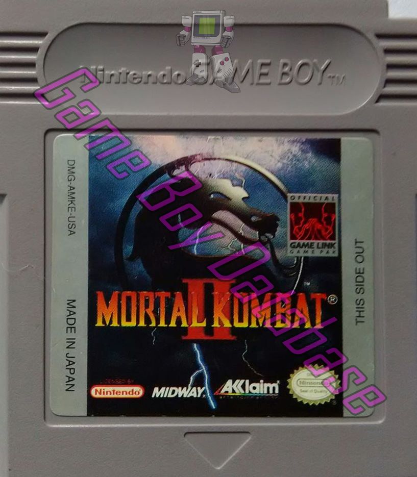 Mortal Kombat II USA Cartridge