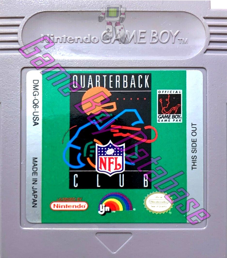 NFL Quarterback Club USA Cartridge