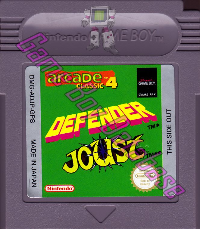 Arcade Classic no.4 Defender - Joust GPS Cartridge