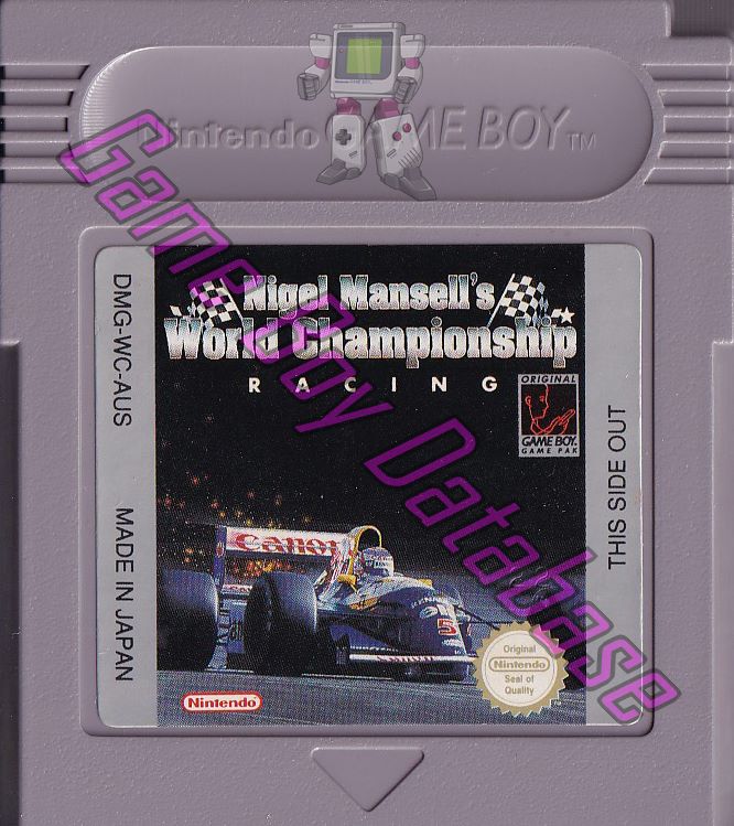 Nigel Mansell’s World Championship AUS Cartridge