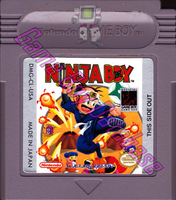 Ninja Boy USA Cartridge