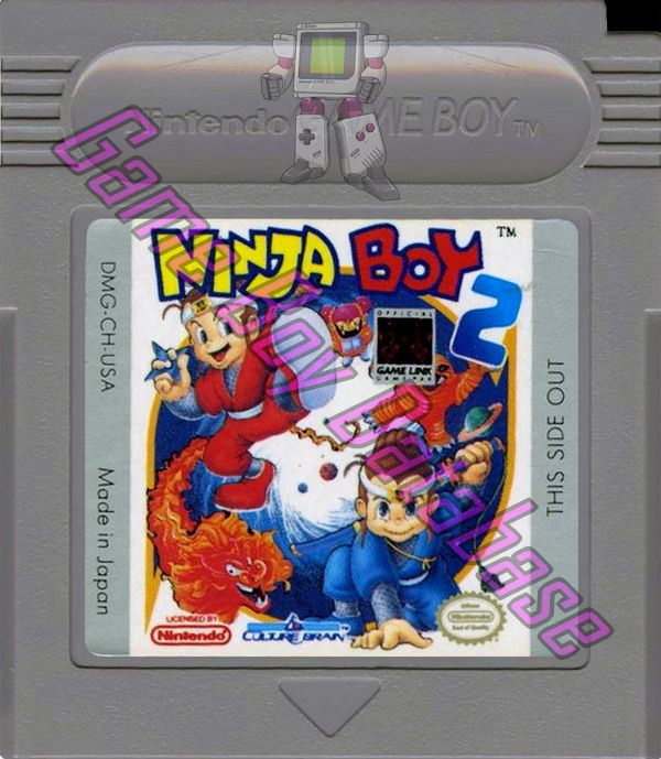 Ninja Boy 2 USA Cartridge