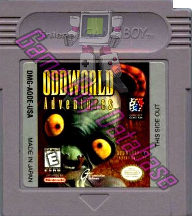 Oddworld Adventures USA Cartridge