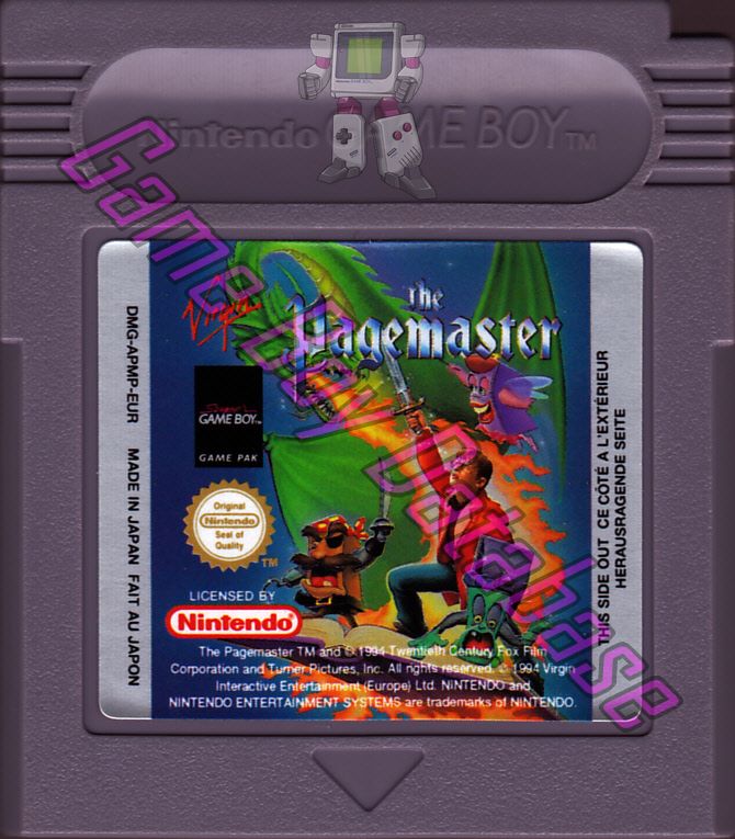 Pagemaster (the) EUR Cartridge