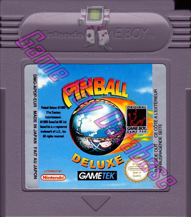 Pinball Deluxe EUR-2 Cartridge