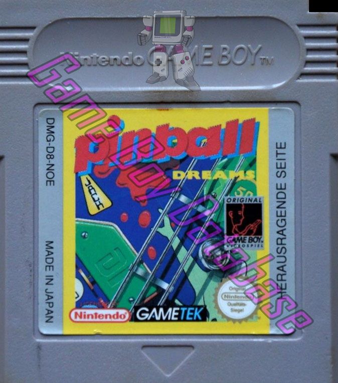 Pinball Dreams NOE Cartridge