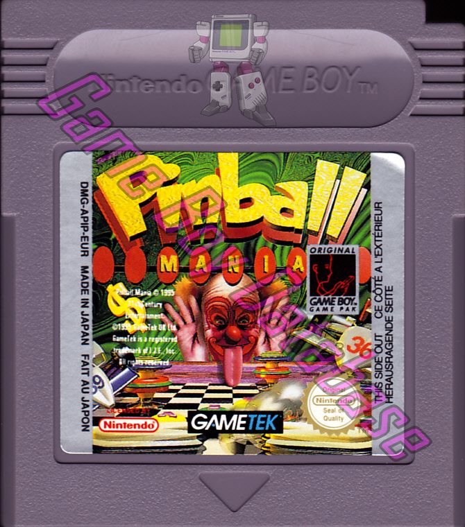 Pinball Mania EUR Cartridge