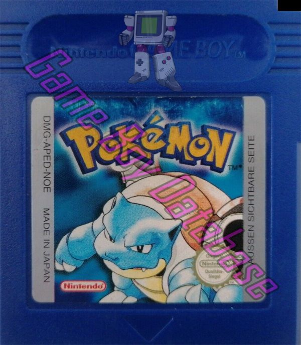 Pokemon Blaue Edition NNOE-1 Cartridge