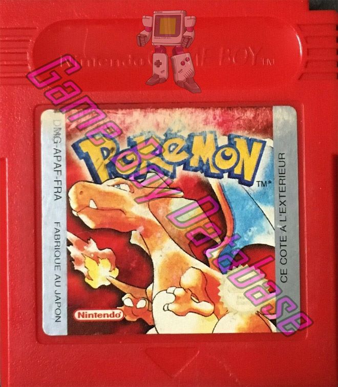 Pokemon Version Rouge NFRA-2 Cartridge