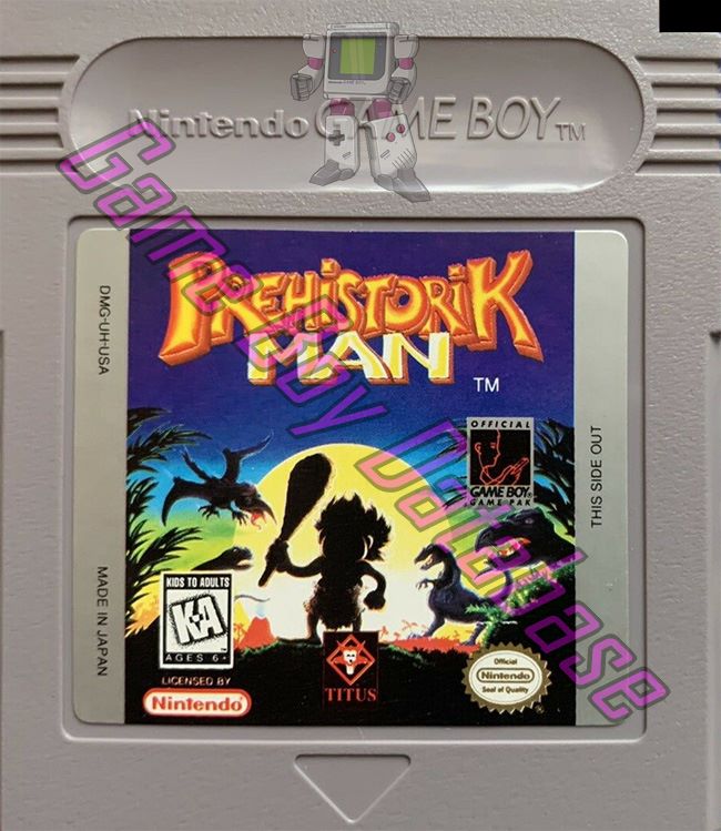 Prehistorik Man USA Cartridge