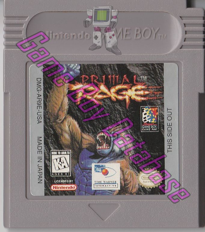 Primal Rage USA Cartridge