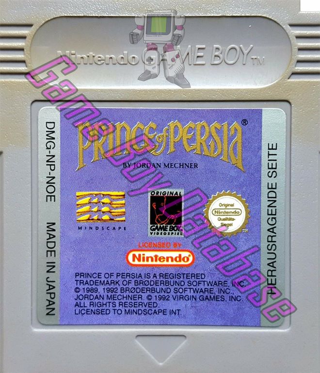 Prince of Persia NOE-1 Cartridge