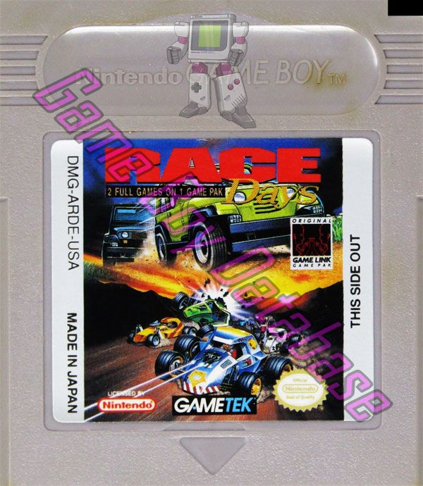 Race Days USA Cartridge