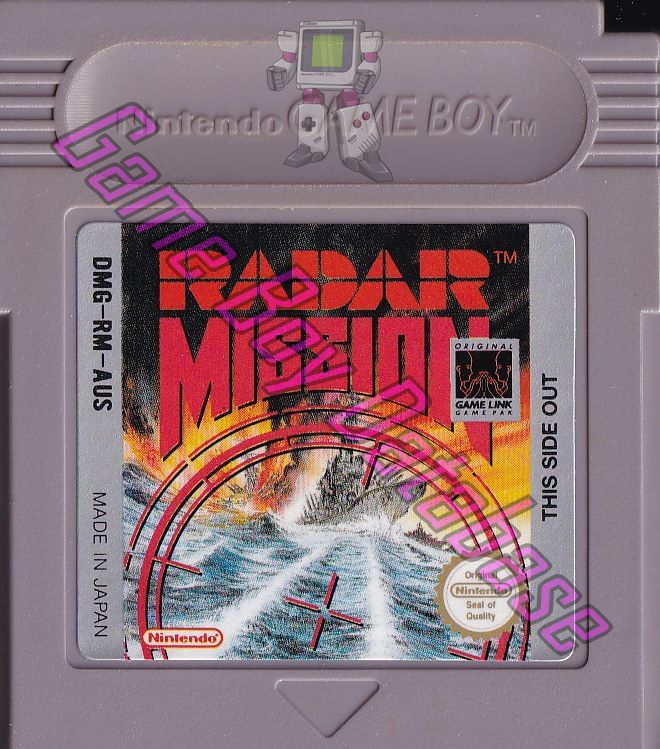 Radar Mission AUS Cartridge