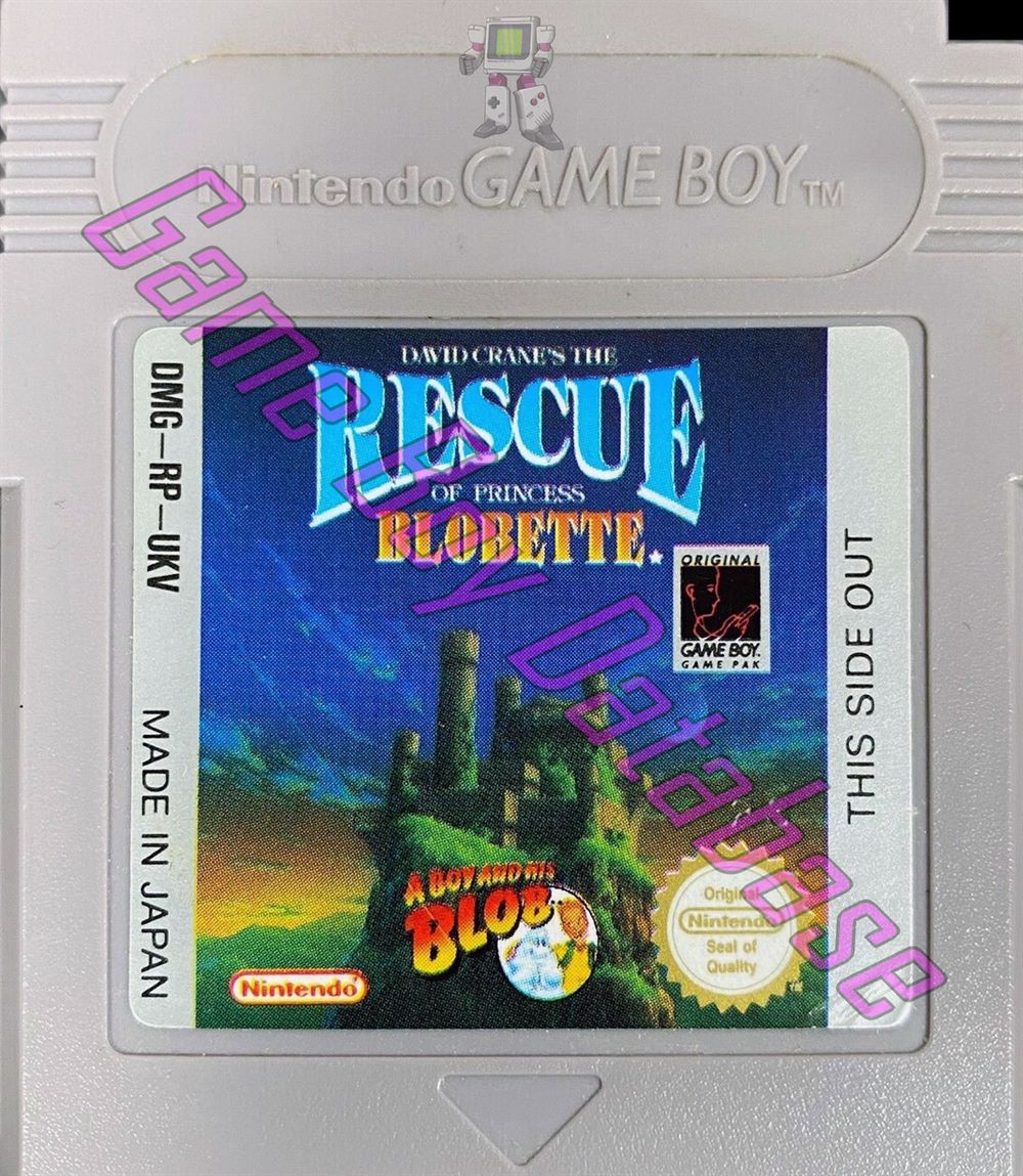 Rescue of Princess Blobette (David Crane's the) UKV Cartridge