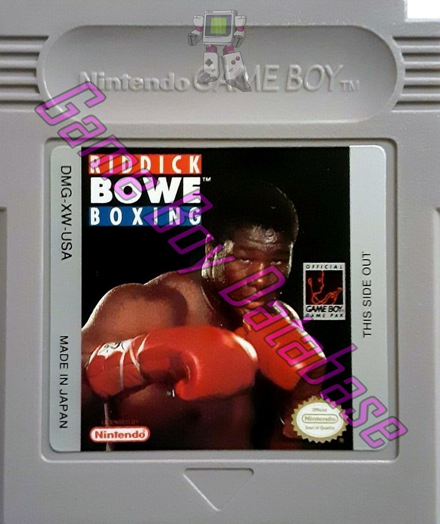 Riddick Bowe Boxing USA Cartridge