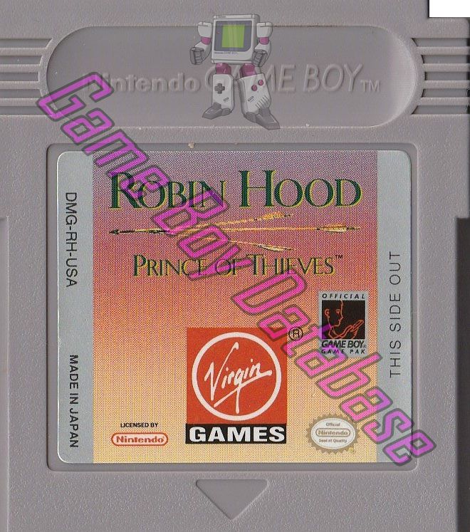 Robin Hood Prince of Thieves USA Cartridge