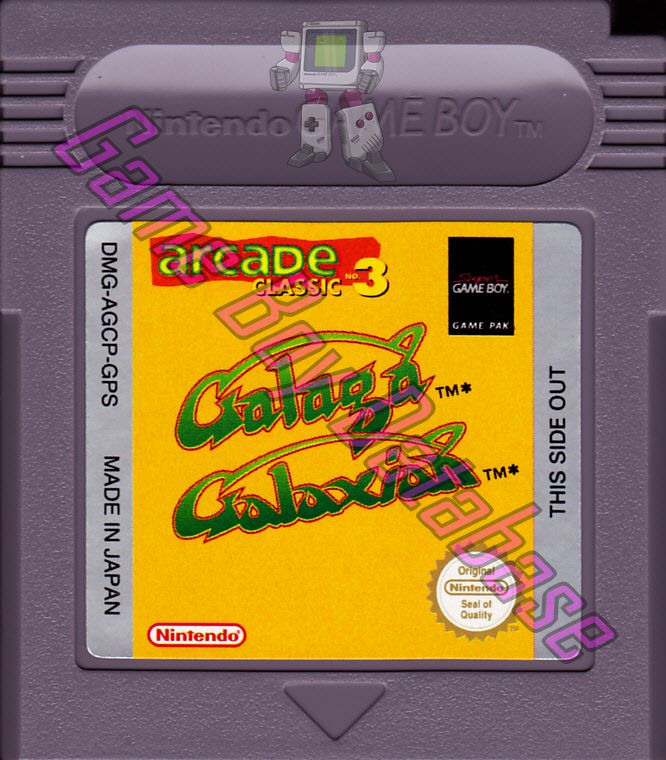 Arcade Classic no.3 Galaga - Galaxian GPS Cartridge