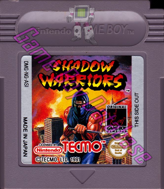 Shadow Warriors Ninja gaiden ASI Cartridge