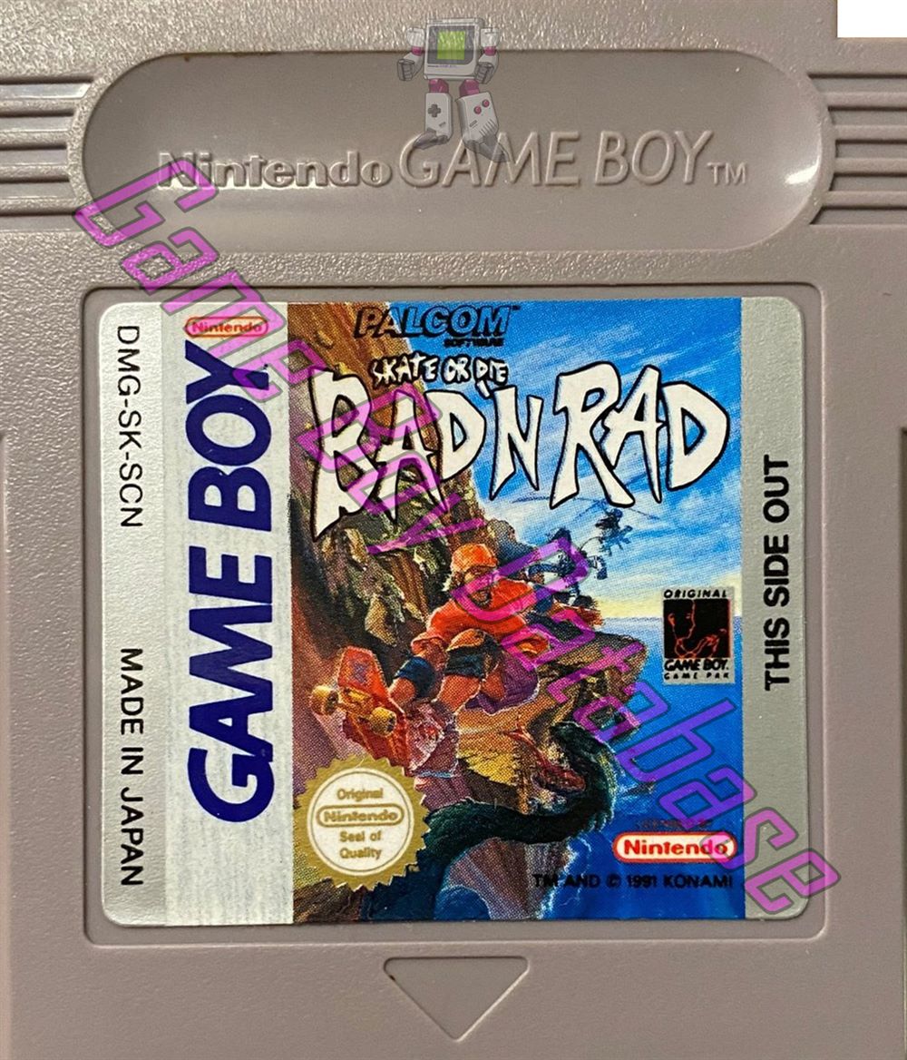 Bad'n Rad (Skate or Die) SCN Cartridge