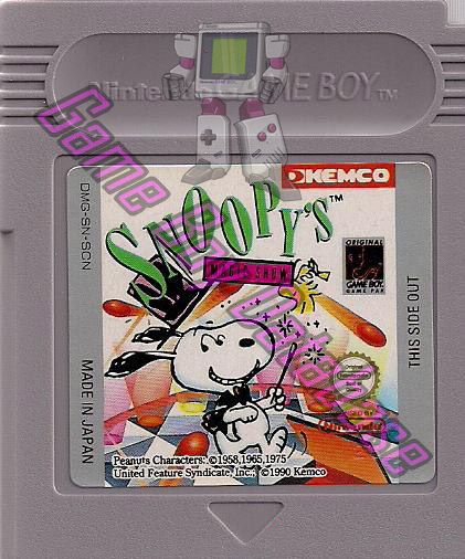 Snoopy's Magic Show SCN Cartridge