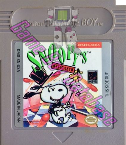 Snoopy's Magic Show USA Cartridge