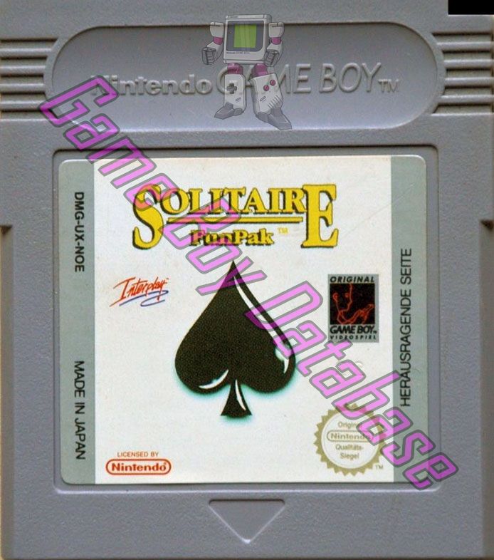 Solitaire Fun Pak NOE Cartridge