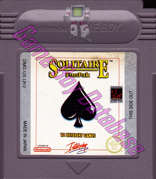 Solitaire Fun Pak UKV Cartridge