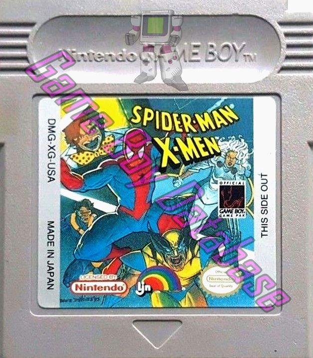 Spider-Man X-Men USA Cartridge