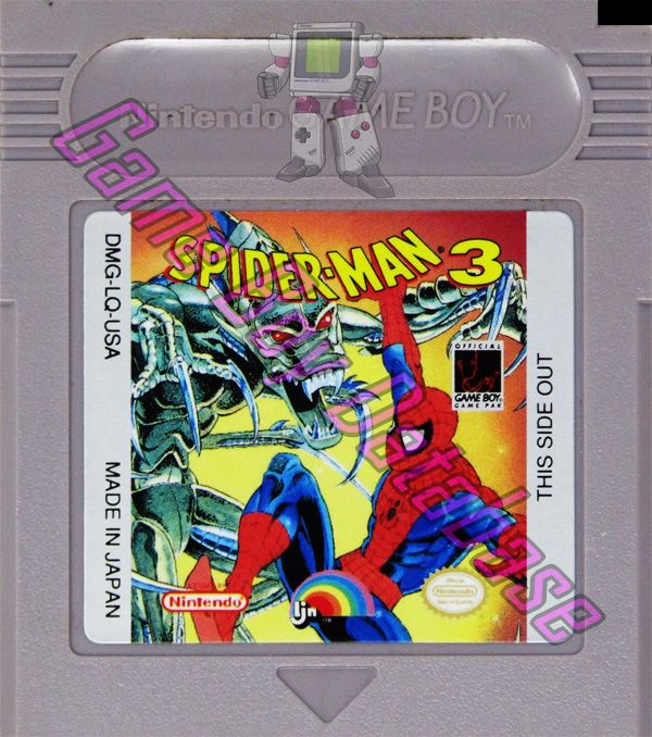 Spider-Man 3 Invasion of the Spider-Slayers USA Cartridge