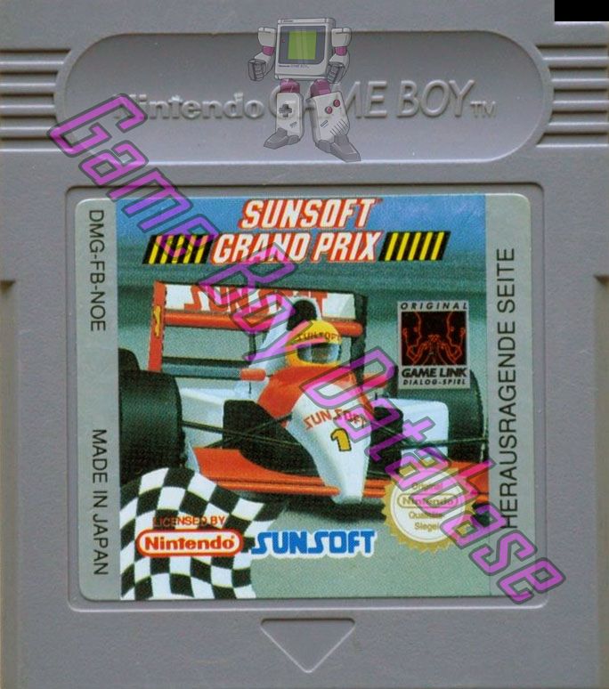 Sunsoft Grand Prix NOE Cartridge