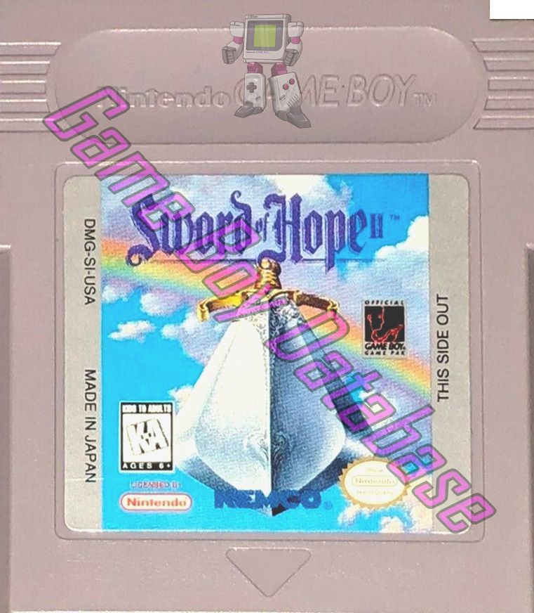 Sword of Hope II (the) USA Cartridge