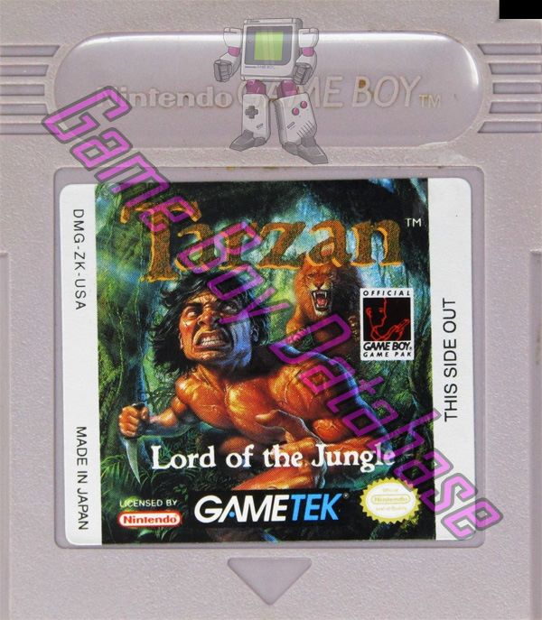 Tarzan Lord of the Jungle USA Cartridge