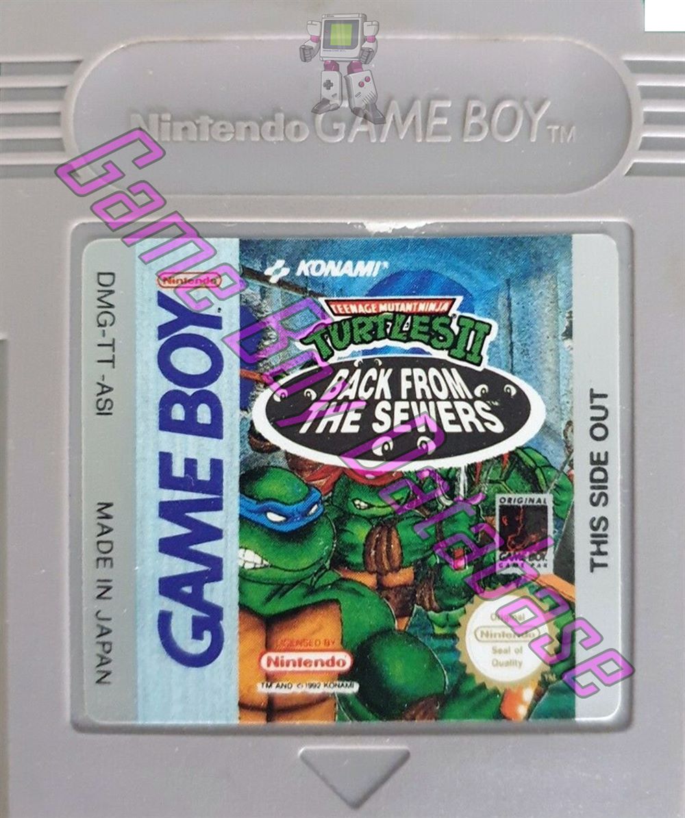 Teenage Mutant Ninja Turtles II Back from the Sewers ASI Cartridge