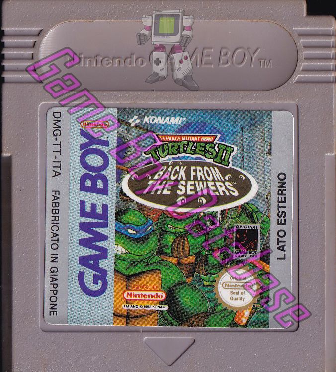 Teenage Mutant Hero Turtles II Back from the Sewers ITA Cartridge