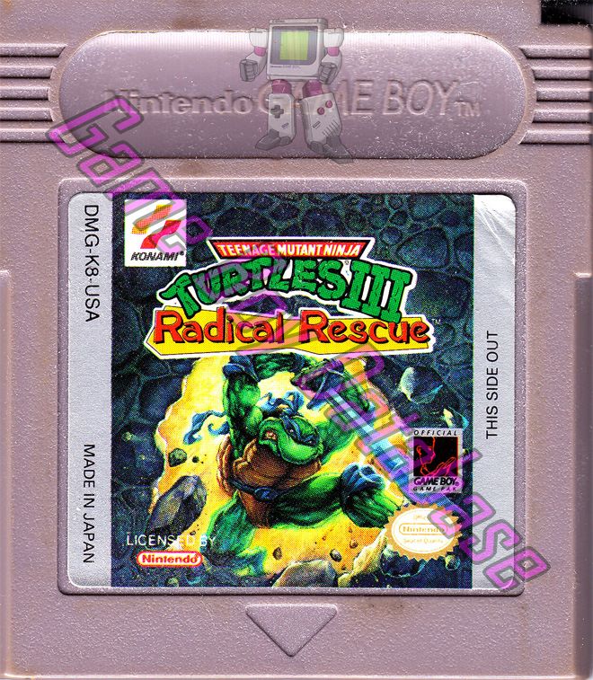 Teenage Mutant Ninja Turtles III Radical Rescue USA Cartridge