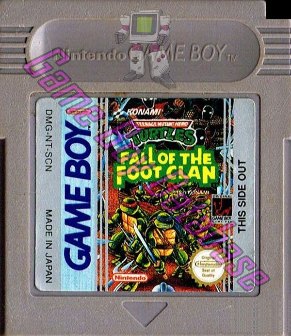 Teenage Mutant Hero Turtles Fall of the Foot Clan SCN Cartridge