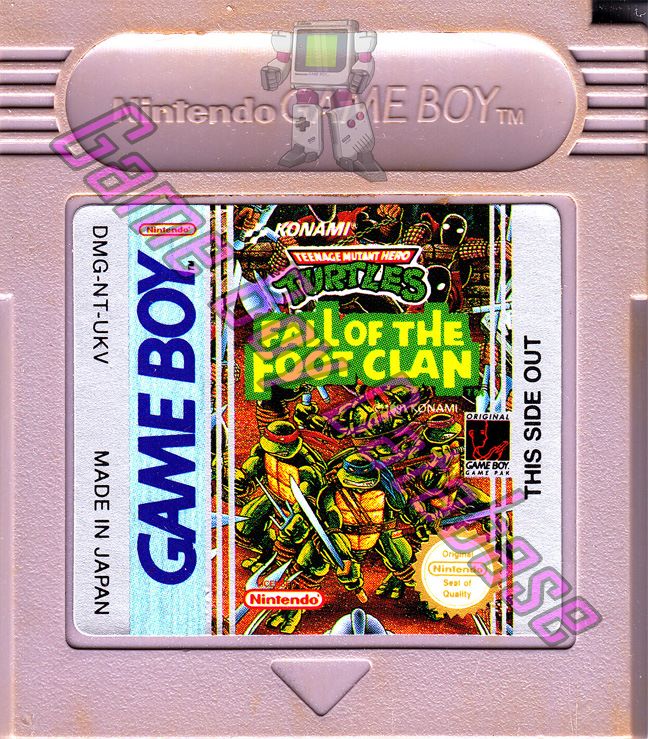 Teenage Mutant Hero Turtles Fall of the Foot Clan UKV Cartridge