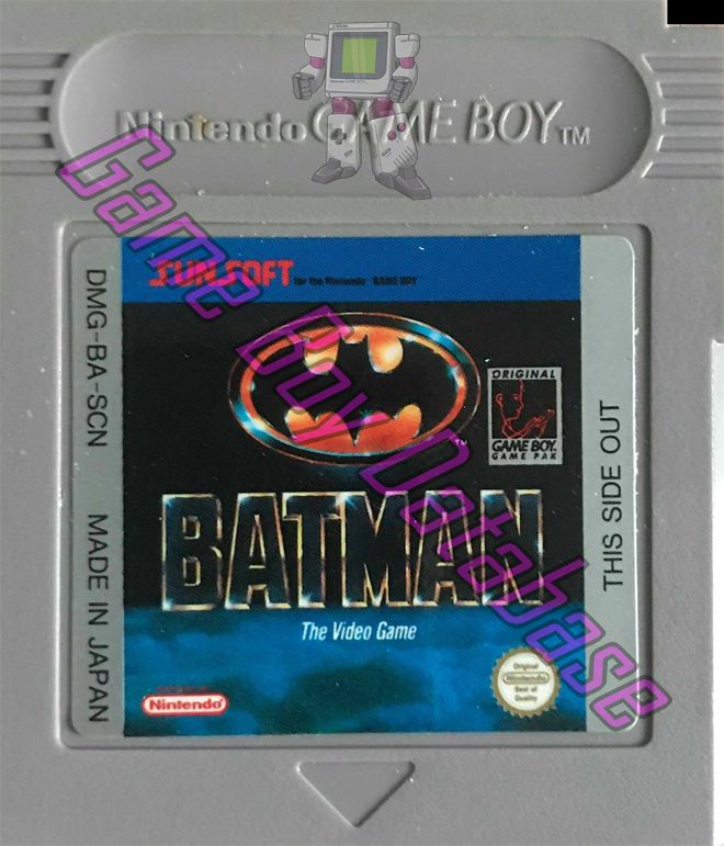 Batman the Video Game SCN Cartridge