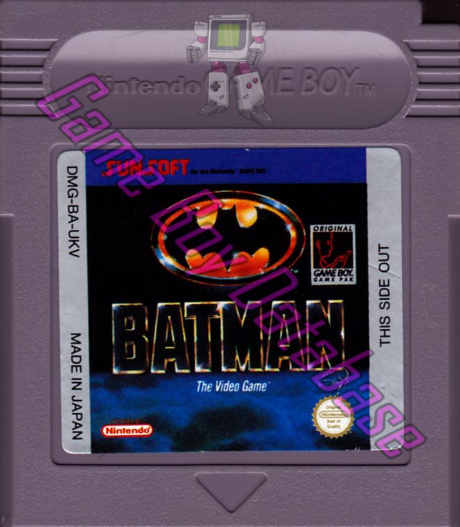 Batman the Video Game UKV Cartridge