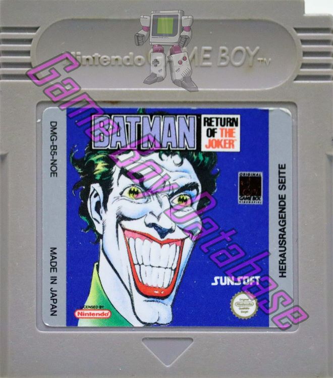 Batman Return of the Joker NOE Cartridge