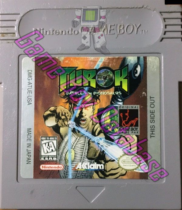 Turok Battle of the Bionosaurs USA Cartridge