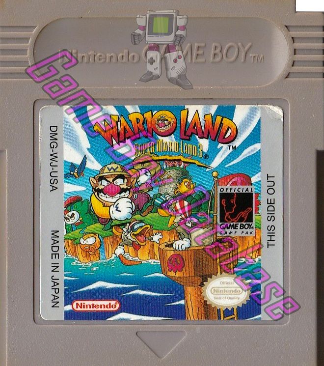 Wario Land: Super Mario Land 3 USA Cartridge